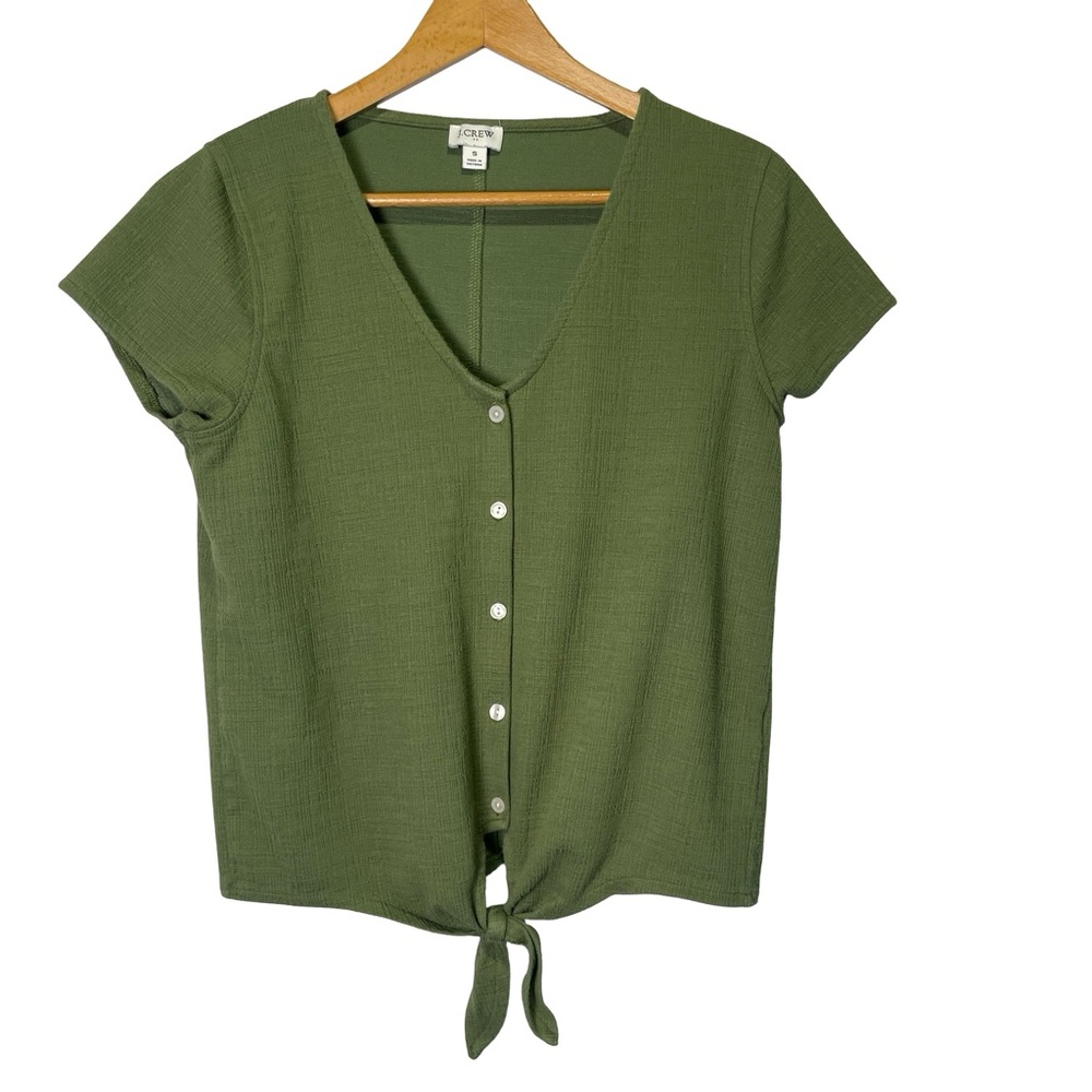 J. Crew Factory Green Button Down Shirt